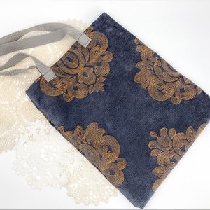 Vintage Mandala Fabric Shoulder Tote Bag